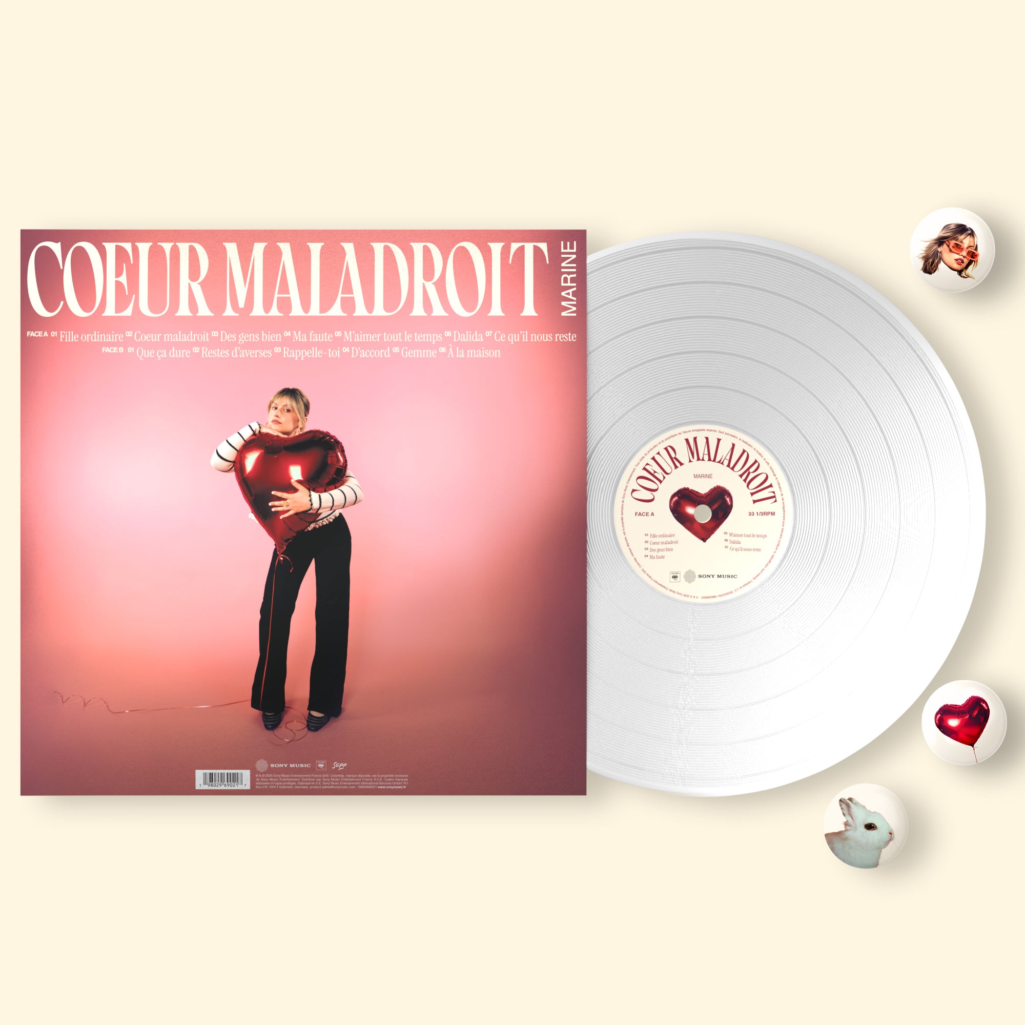 MEGAPACK 3 VINYLES + TOTE BAG & 3 BADGES OFFERTS