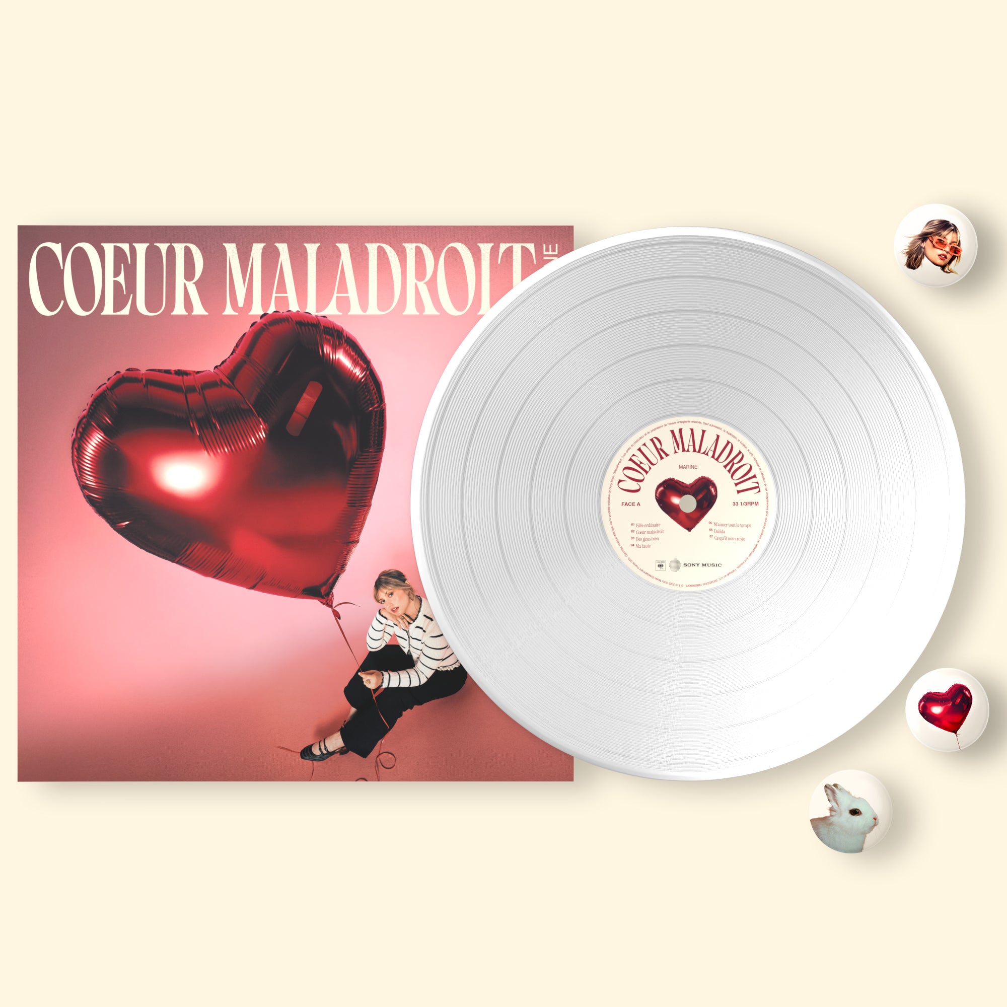 MEGAPACK 3 VINYLES + TOTE BAG & 3 BADGES OFFERTS